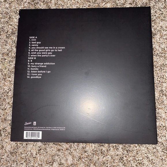 Billie Eilish record - Picture 2 of 2